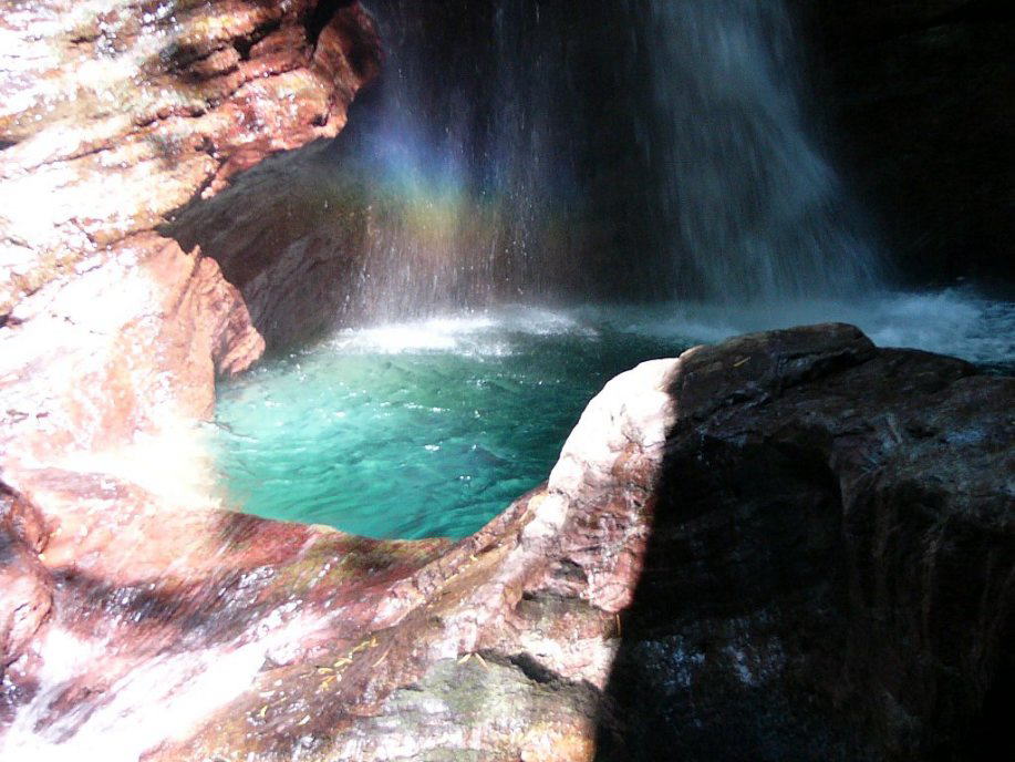 雨竜の滝　美しい滝壺